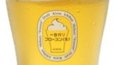 ソフトクリーム状の泡の生ビール