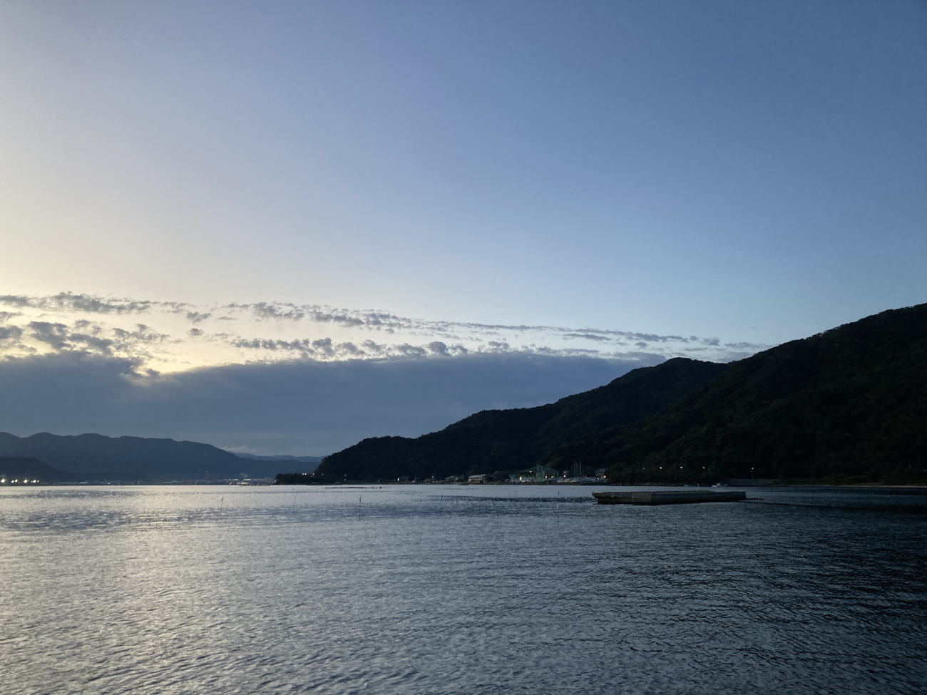 夜明け間近の朝まずめ