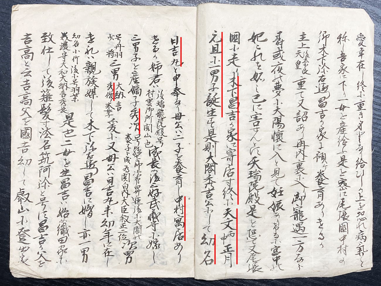 太閤山常泉寺略縁記内容